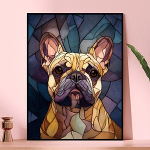 French Bulldog Colorful Dog Puzzle | Artistic Pet Jigsaw for Dog Lovers, Family Activity, Unique Gift for Birthdays, Holidays, Home Decor