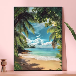 Tropical Paradise Puzzle, 110 252 520 1014-piece, Beach Scene Jigsaw, Relaxing Home Activity, Great Gift for Puzzle Lovers