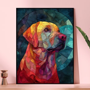 Labrador Retriever Dog Colorful Dog-Themed Puzzle | Relaxing Activity for Dog Lovers | Perfect Gift for Pet Owners | Home Decor & Family Fun