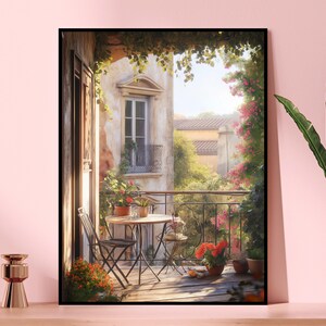 Scenic Puzzle - Relaxing Balcony View, 110/252/520/1014-piece Jigsaw, Perfect Gift, Home Decor, Family Activity, Indoor Fun