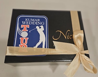 Groomsmen Golf Proposal Box | Personalized Wedding Party Gift