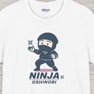 Pink Shadow Ninja T-Shirt | NINJA OSHINOBI Series | Unisex Japanese Style Tee