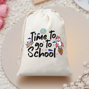 Personalized back to school gift bag, back to school gift bag, happy first day of school, thank you teacher, back to school, gift bag gift