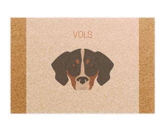 Felpudo de perro de Tennessee, bonito felpudo de bienvenida para mascotas, regalo único para inauguración de la casa, decoración para amantes de los animales, alfombra para la entrada del porche.