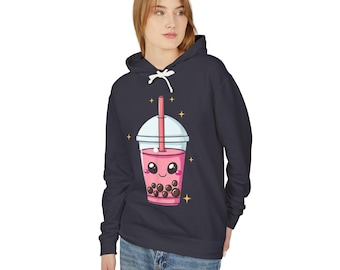 Cute Bubble Tea Hoodie, Kawaii Sweater for Bubble Tea Lovers, Asian Drink Sweatshirt, Boba Tea Pullover, Gift for Tea Enthusiasts, Bubble