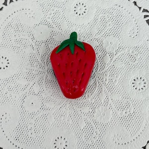 Strawberry Clay Magnet
