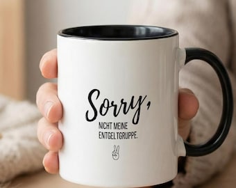 Not My Pay Grade マグ、セラミックコーヒーカップ、同僚へのギフト、面白いオフィスマグ 11 オンス、Sorry Nicht Meine Entgeltgruppe