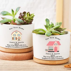 Personalized New Home Gift,House Warming Gift,Custom New Home Plant Pot,Moving In Gift for Friend,New Home Gift for Friend,Home Owner Gift