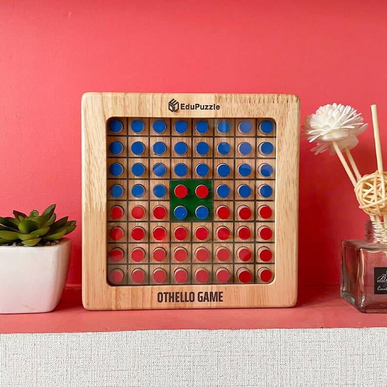 Logica Puzzles Art. Othello - Board Game In Fine Wood Strategy Game 861194