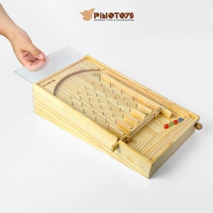 Gioco da tavolo in legno da flipper in stile vintage / Bagatelle ...