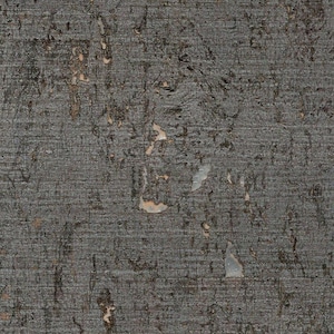 Gray Textured Cork Wallpaper - Unique Flecked Design for Feature Wall