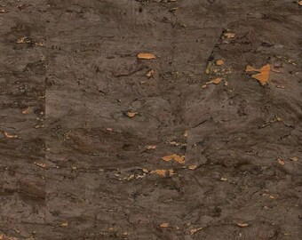 Eco-Friendly Burnished Bark Cork Wallpaper - Natural Wood Look Wall Covering - Sustainable Home Decor