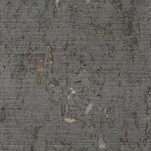 Textured Cork Wallpaper in Charcoal, Dark Slate Grey Roll for Walls, Natural & Eco-Friendly Material, Modern Accent Wall Covering