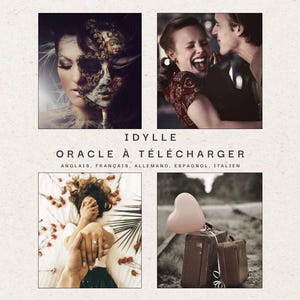 Oracle Idylle - digitaal - 54 kaarten - waarzeggerij en begeleidingsorakel - romantische relatie