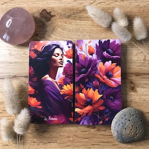 Oracle de Maïa – 57 cartes divinatoires sentimentales – Guidance amour & relations – Ebook offert