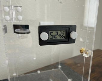 Idrometro magnetico per terrari di rettili, ragni, tarantole e isopodi / Decorazione per terrari / Regalo per appassionati di rettili