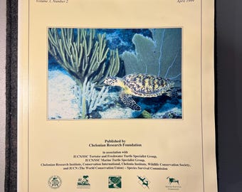Rivista Vintage Turtle Journal - Conservazione e biologia dei cheloni, aprile 1999
