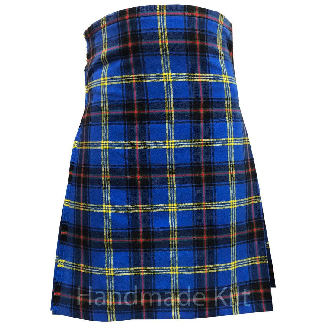 Grewar Grewar Tartan Kilt - Traditional Highland Heavyweight 16 Oz 8 Yard ...