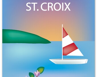 St. Croix Vertical Print, St. Croix Wall Art, St. Croix Art, St. Croix travel, St. Croix Gift, St. Croix Poster, St. Croix Wedding- E8-O-STC