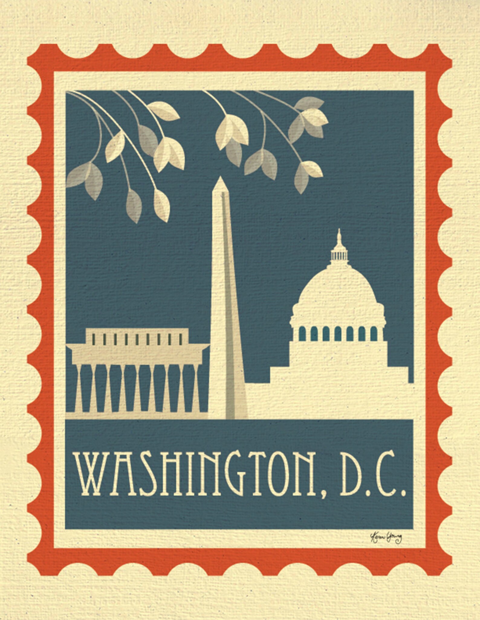 Washington DC Print DC Map Vertical DC Dc Wall Decor Dc Etsy