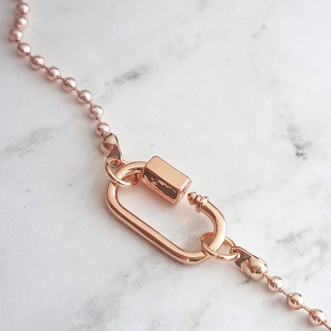 Rose gold ball chain Clearance