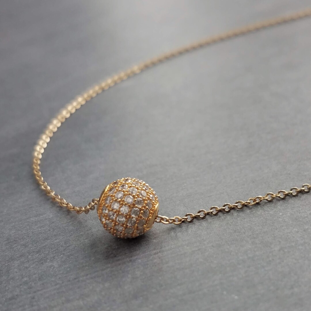 ★PEARLY MORE★ Ball Point Slide Ball Necklace il_1080xN.5733856925_e0mi.jpg