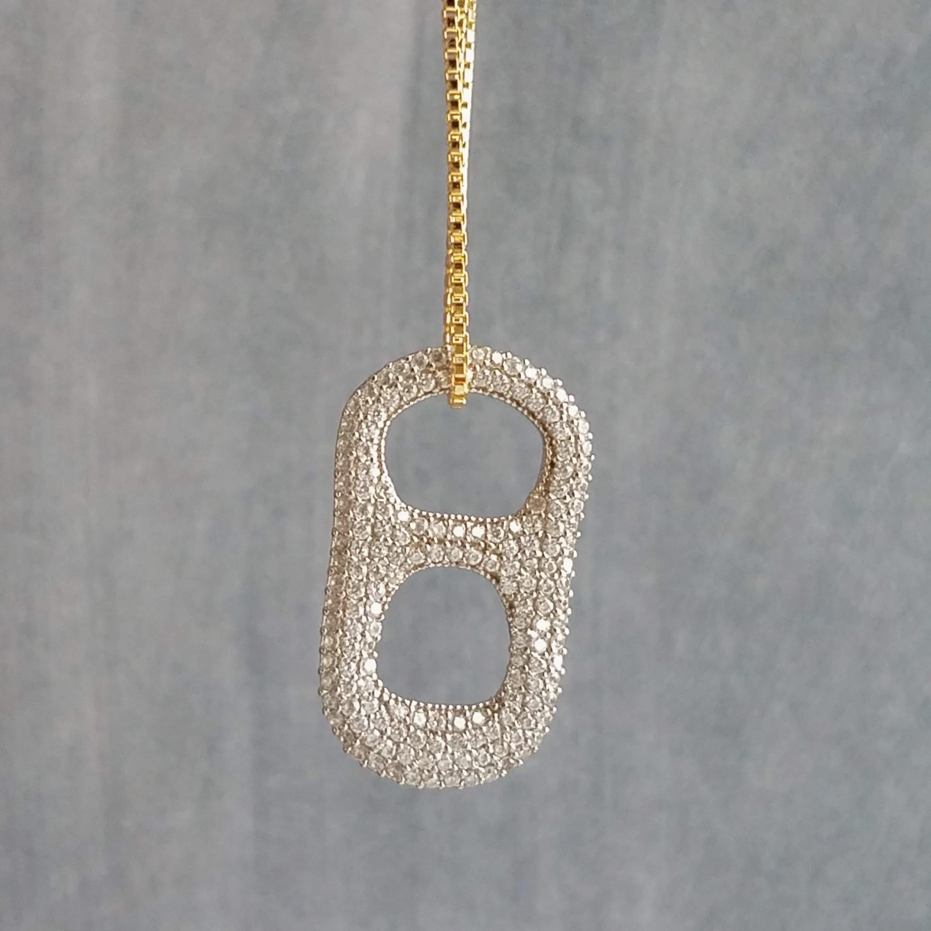 Monster Tab Necklace - Etsy