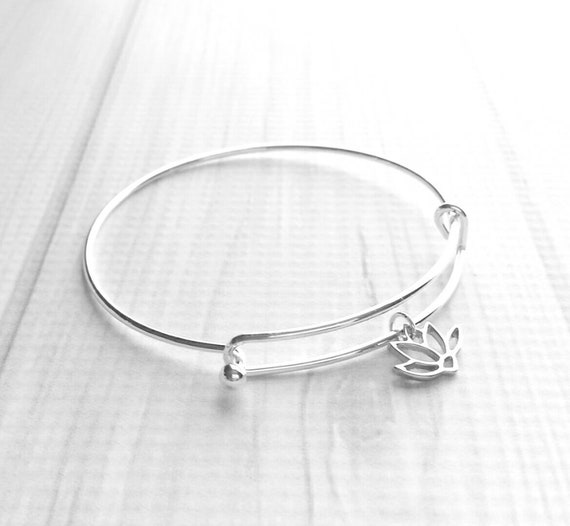 Holy Spirit Charm On A 7 1//2 Inch Round Double Loop Bangle Bracelet