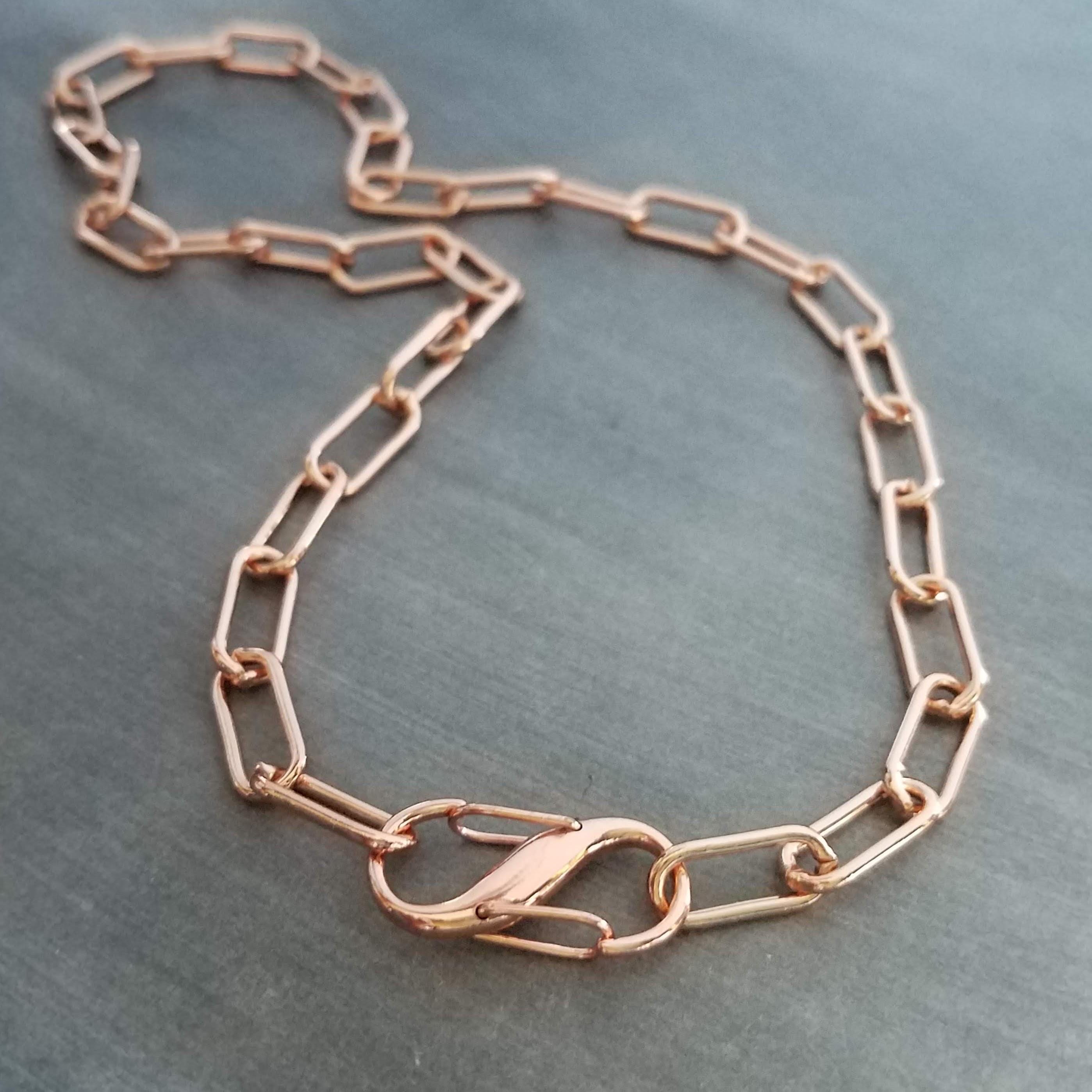 Chunky Rose Gold Necklace