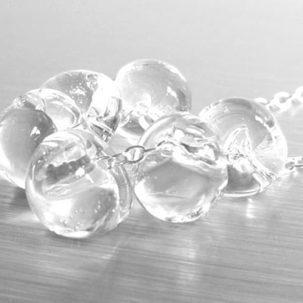 Clear Water Drop Jewelry Etsy