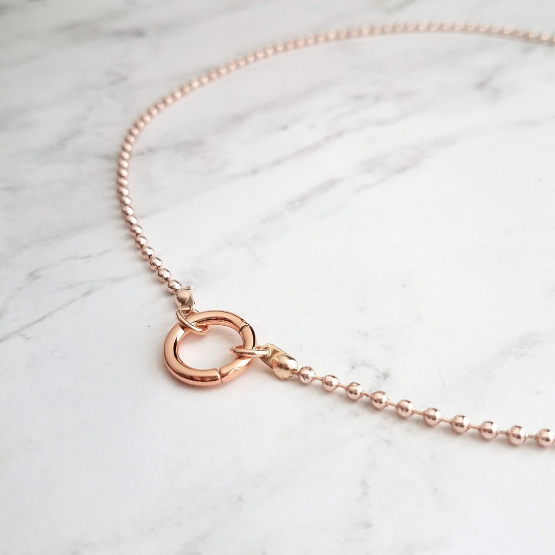 Rose gold ball chain Clearance