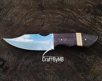 Cuchillo de caza hecho a mano: de espiga completa, EDC, táctico