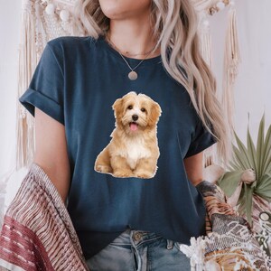 Custom Dog Portrait T-Shirt, Personalized Pet Shirt, Your Dog&#39;s Face on Tee, Pet Memorial Gift, Dog Mom Gift, Dog Lover Shirt