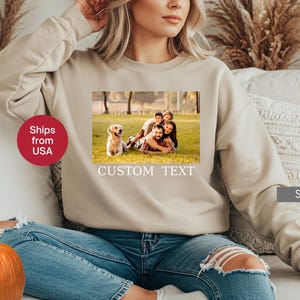 Custom Your Photo Shirt, Personalized Picture T-Shirt, Memorial Gift, Pet Photo Tee, Custom Face Shirt, Unisex T-Shirt, Gift for Him Her