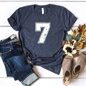 Custom Number Shirt, Game Day Football Shirt, Custom School Team Number Shirt, College Football Number Custom Mascot Shirt