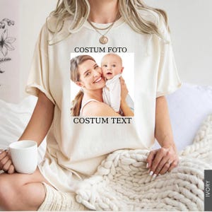 Comfort Colors® Your Photo Shirt, Custom Text Shirt, Custom Design Shirt, Personalized T Shirt, Custom Photo Logo Shirt, Picture Unisex Tee