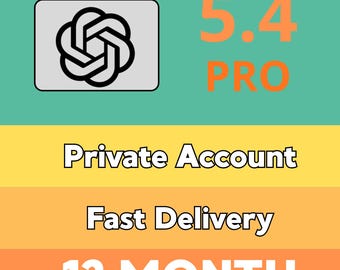 ChatGPT Pro | GPT-5.4 | Codex | 12 Months | 100% Private Account