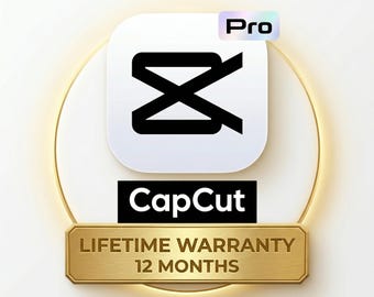 CapCut Pro 1 Year - Full Access, Video Editing No Watermark 12 Month Warranty