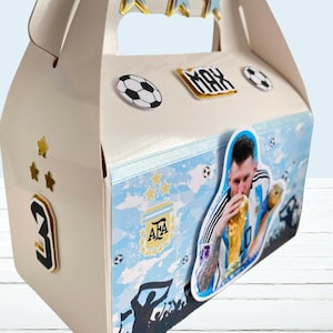 Messi Birthday Favor Boxes