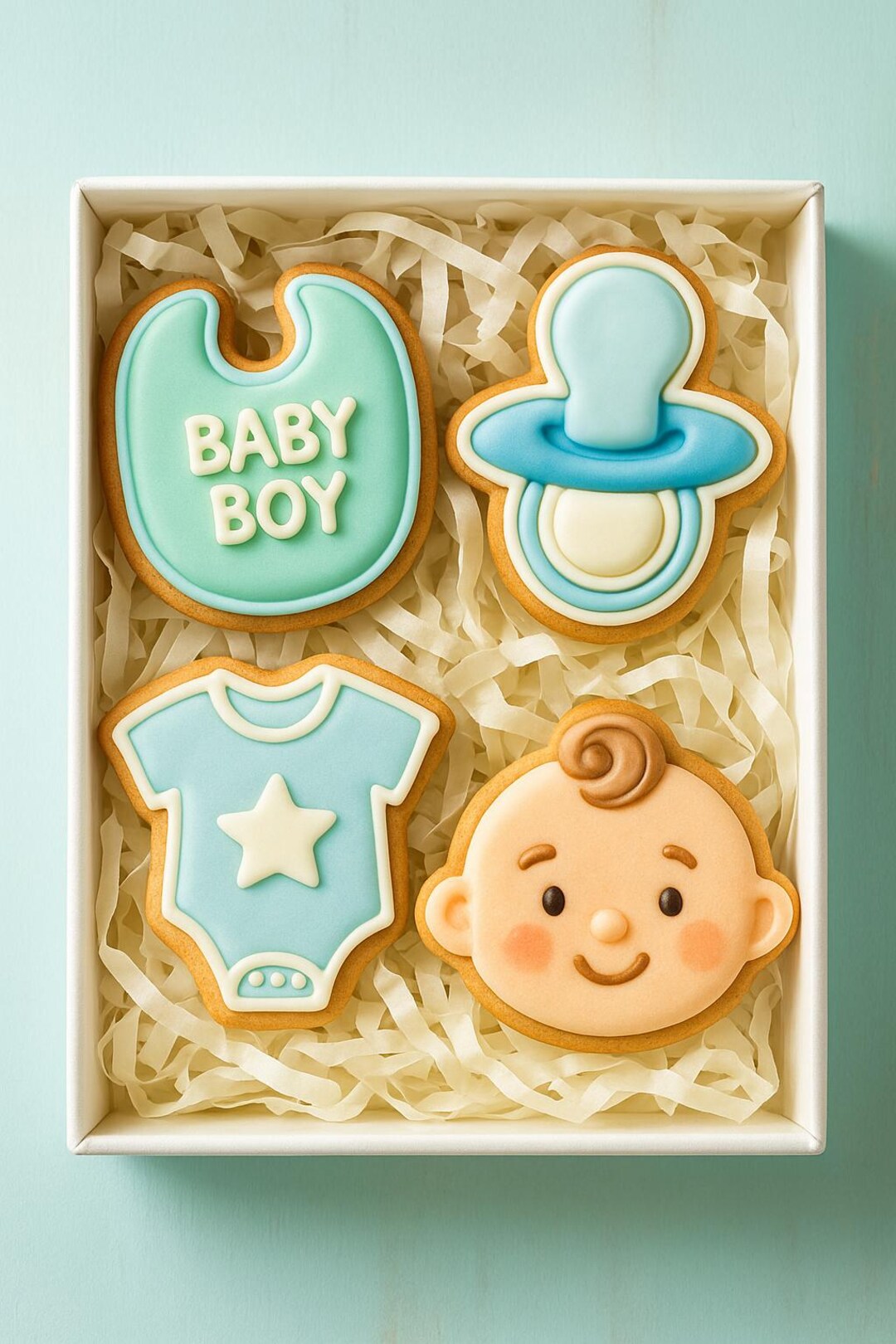 Baby Shower Boy Cutter Gender Party Gift for Boy Baby Gift Cookie Mold ...
