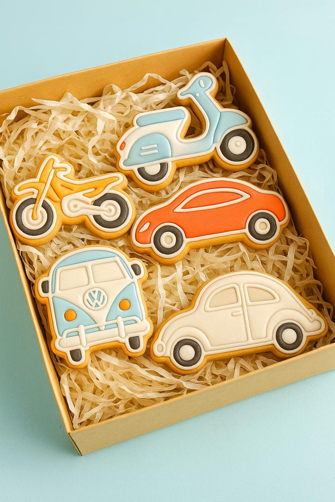 Target Vehicle Cookies Vehicle Cookie Cutters Set: Car, Truck, Vespa, Motorbike - Baking ...