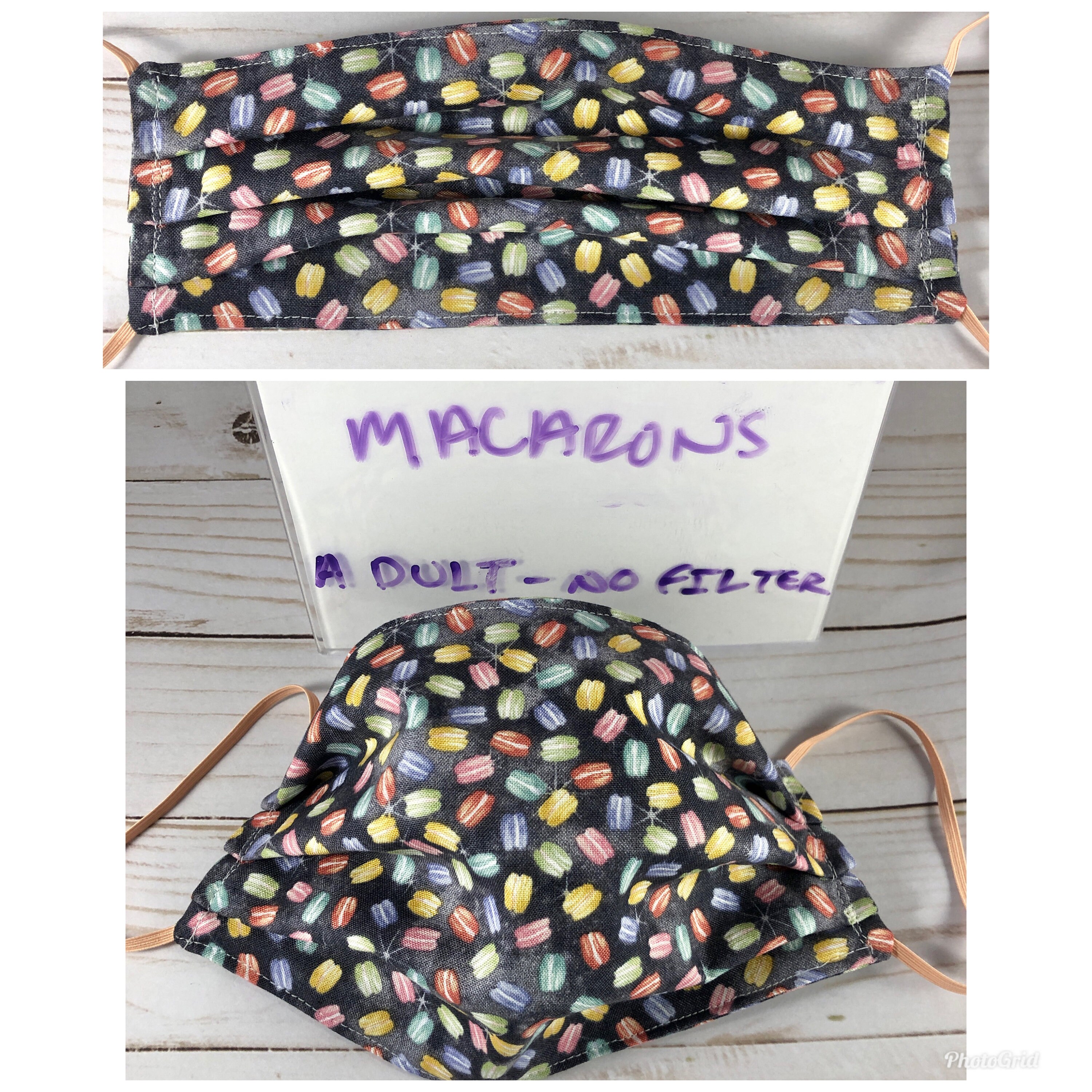 Foodie Adult Cotton Face Masks Food Mask Novelty Mask Etsy