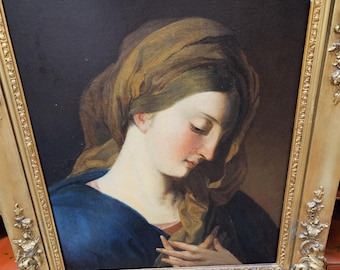 イタリアアンティーク古い油彩画 油絵 絵画 人物画 額縁 板絵 ビンテージ アンティーク絵画「スーツを着た男」肖像画、合板、油彩、作者不明