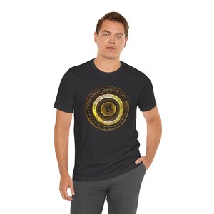 Bitcoin Bullseye Graphic Tee: Crypto Lover Unisex Shirt