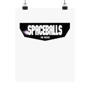 Spaceballs Movie Poster: 80s Sci-Fi Comedy Art