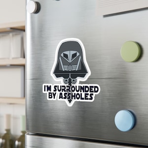 Spaceballs Magnetic Decal: Funny Lord Helmet Quote - Sci-Fi Gift