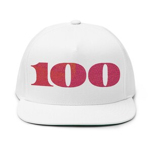 Keep It 100 Embroidered Flat Bill Hat Whiteout, Jordan 11 Gray & Blackout Editions