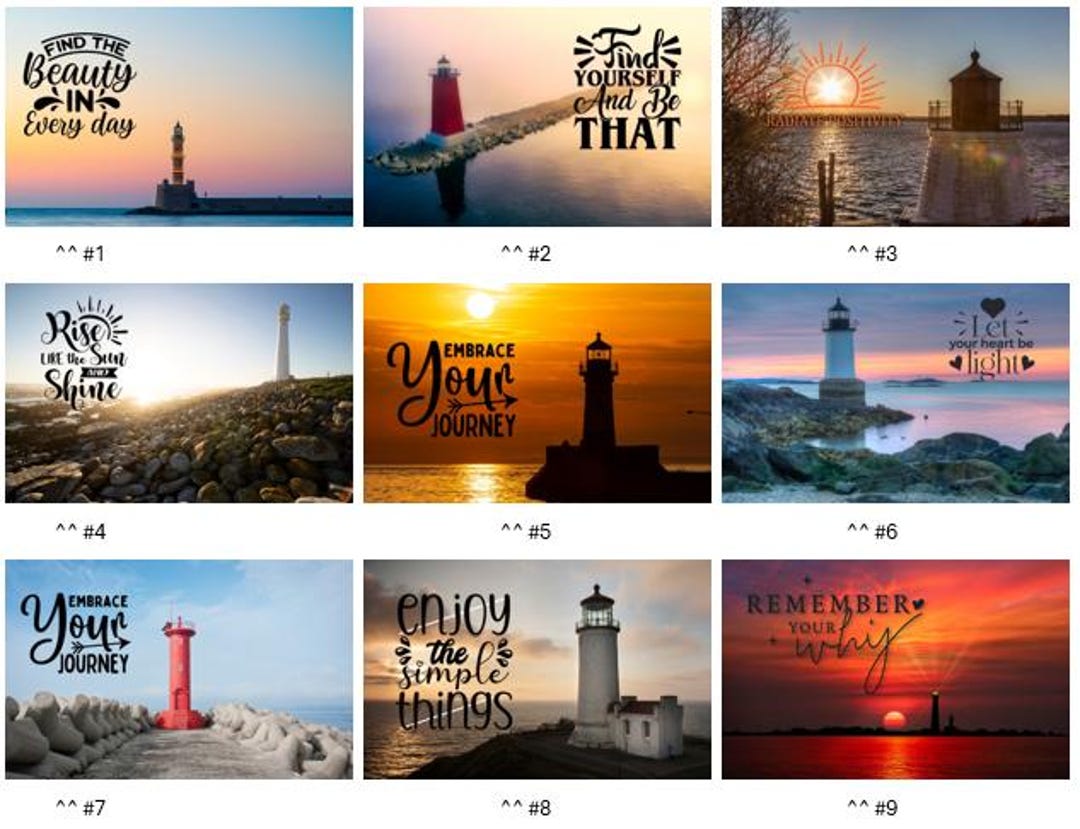 Lighthouse Pocket Card – Series 2 | Choose Your Quote | Inspirational ...
