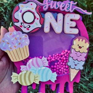 Candyland cake topper