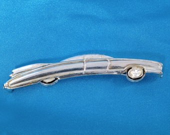 Vintage Bob Mackie Cadillac Car Rhinestone Brooch Pin